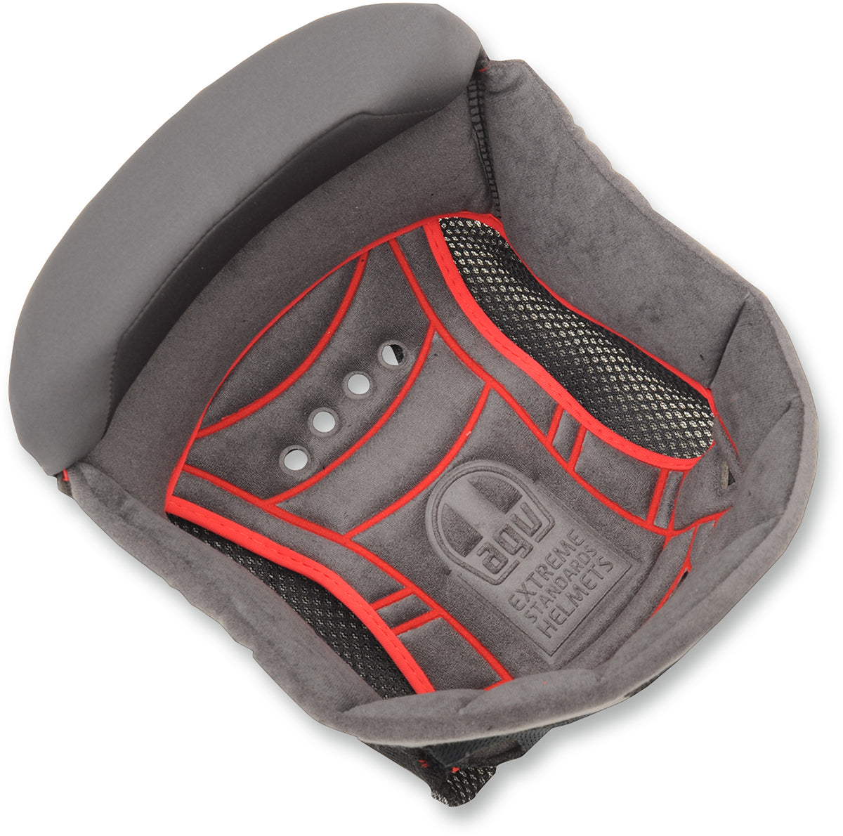 ALMOHADILLAS AGV K-5S GRIS/NARANJA