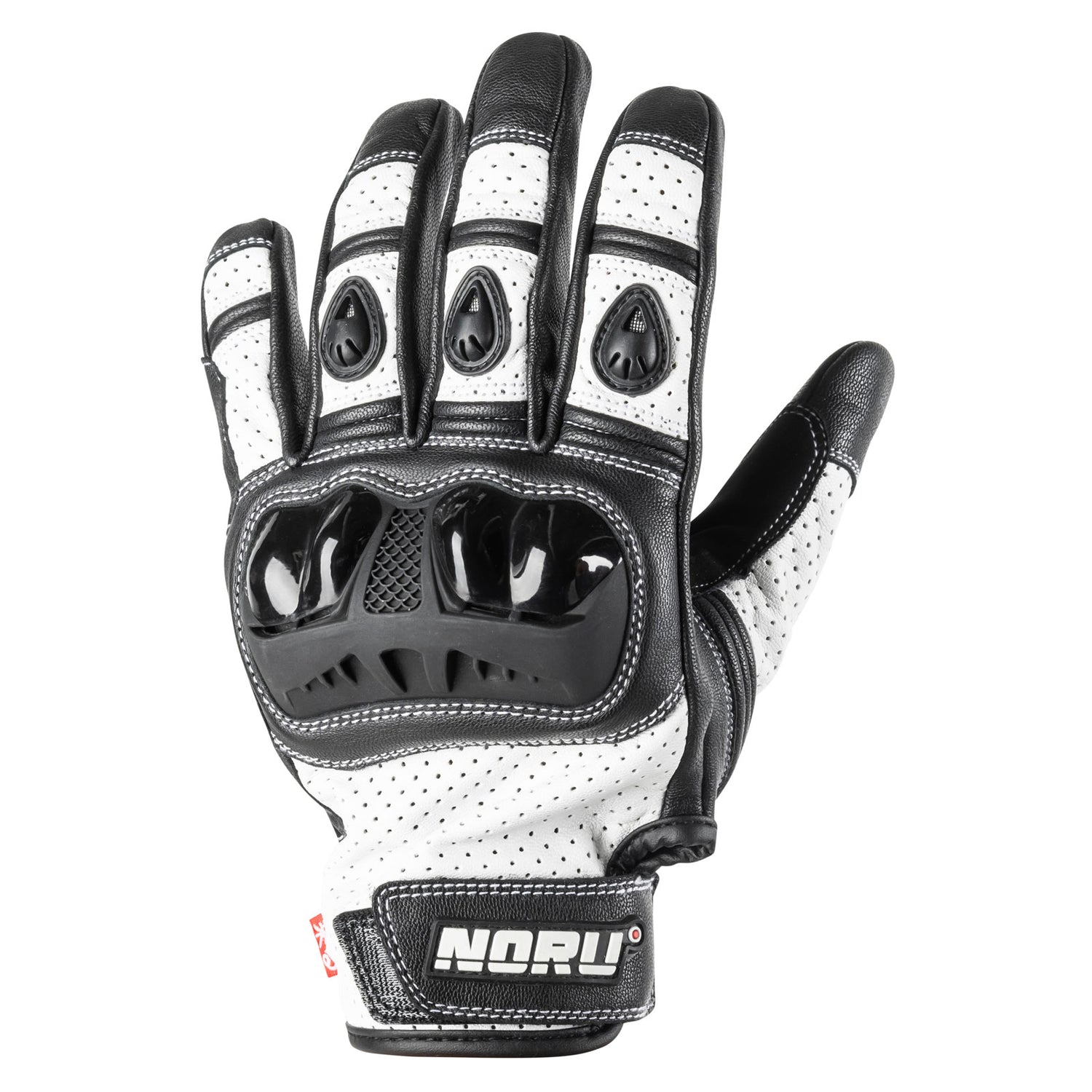 GUANTES NORU FURO BLANCO/NEGRO