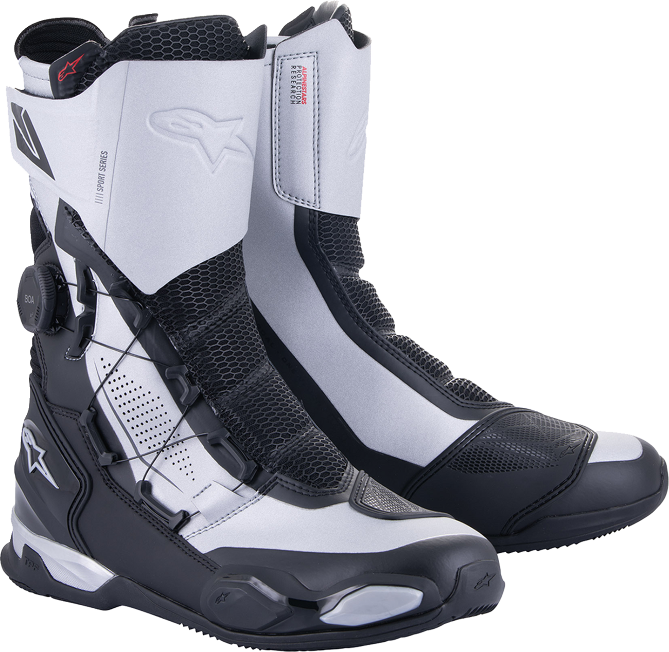 BOTAS ALPINESTARS SP-X BOA NEGRO/PLATA