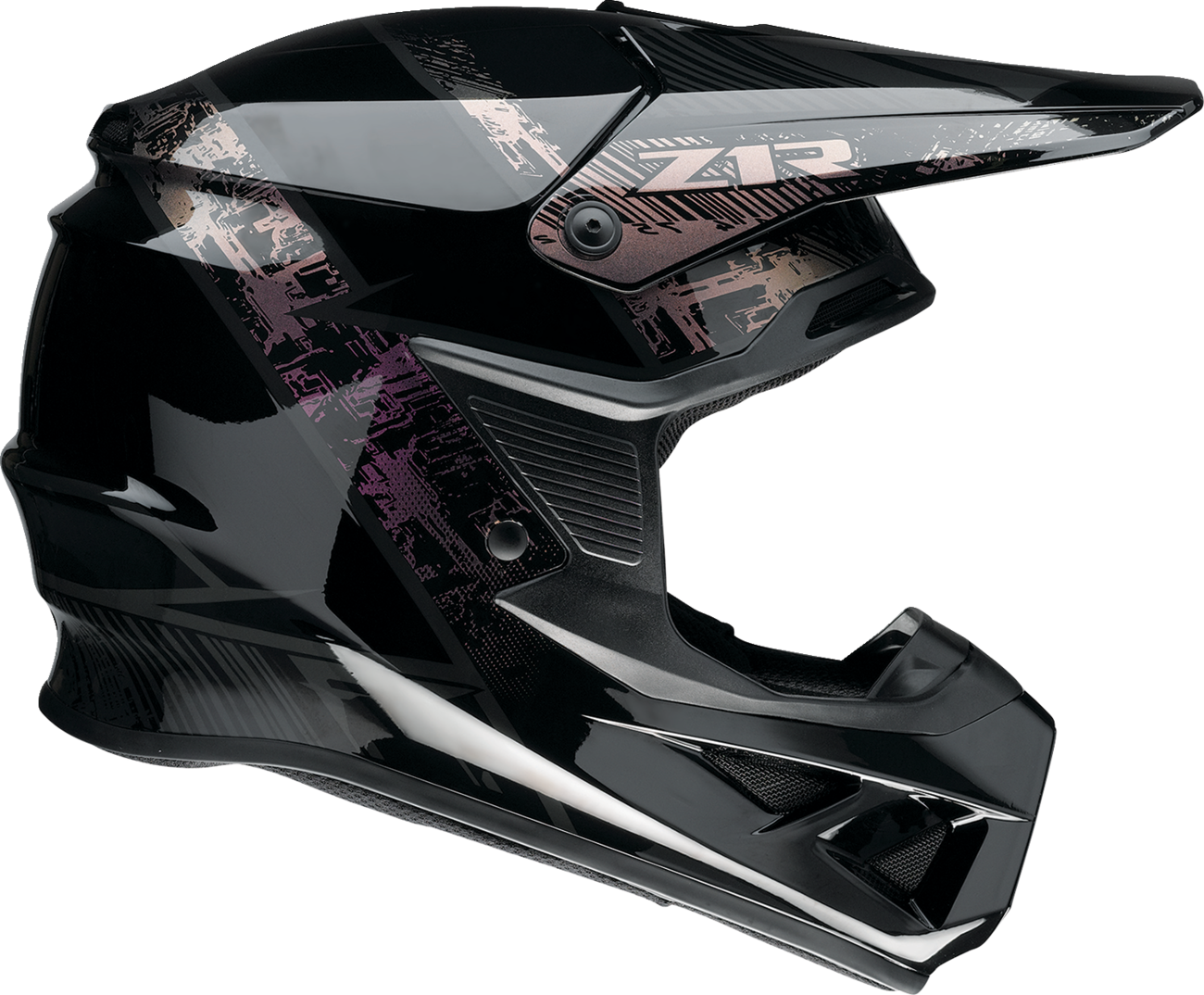 CASCO INTEGRAL Z1R F.I. FRACTAL MIPS IRIDISCENTE