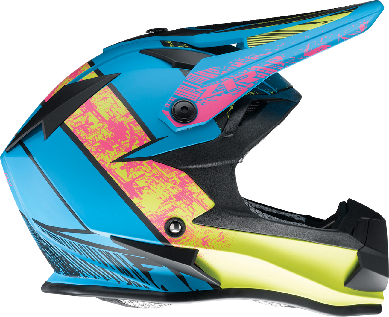 CASCO PARA NIÑO Z1R F.I. FRACTAL MIPS NEGRO/ALTO VISIBILIDAD