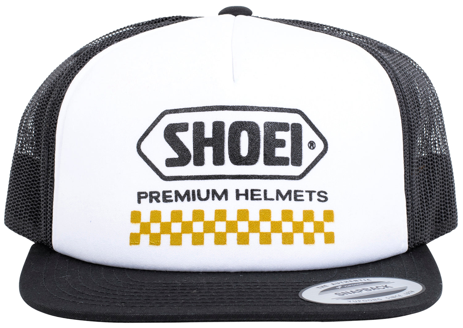 GORRA TRUCKER SHOEI NEGRO/BLANCO/DORADO