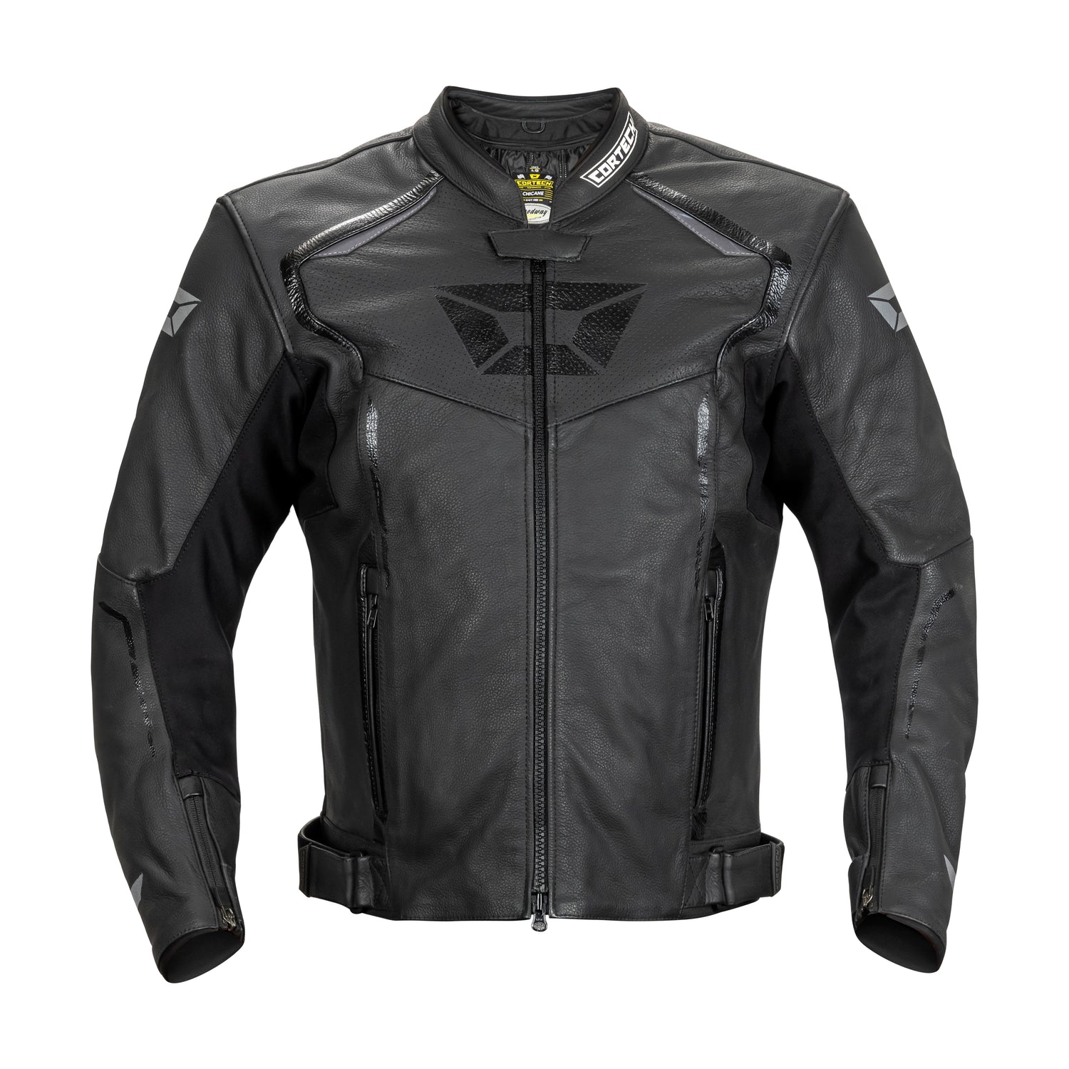 CHAQUETA DE CUERO CORTECH CHICANE NEGRO