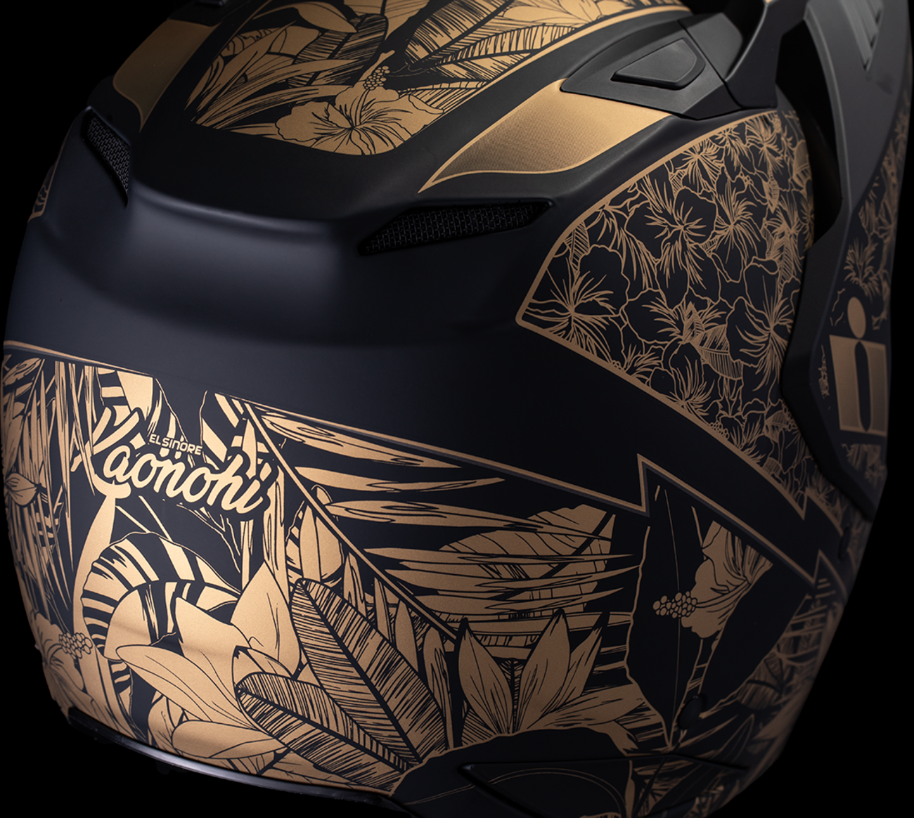 CASCO ICON ELSINORE KAONOHI NEGRO