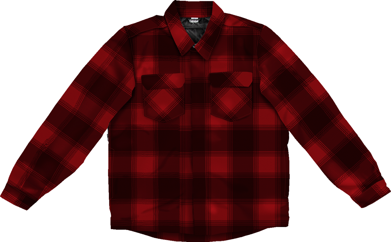 CHAQUETA ICON FALLBLOCK CX FLANNEL ROJO