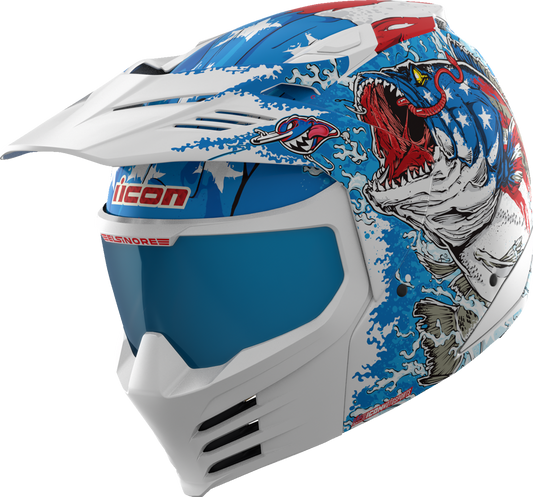 CASCO ICON ELSINORE AMERICAN BASSTARD AZUL
