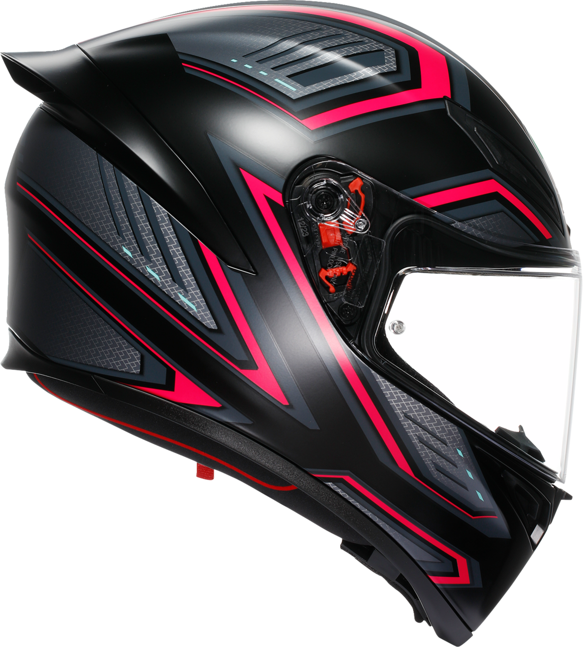 CASCO AGV K1 SLING NEGRO ROSA