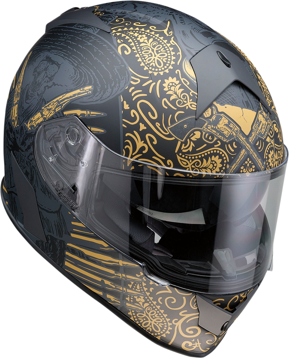 CASCO INTEGRAL Z1R WARRANT SOMBRERO NEGRO