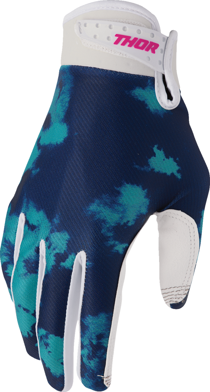 GUANTES THOR LAUNCHMODE BLEACH BLANCO/AQUA