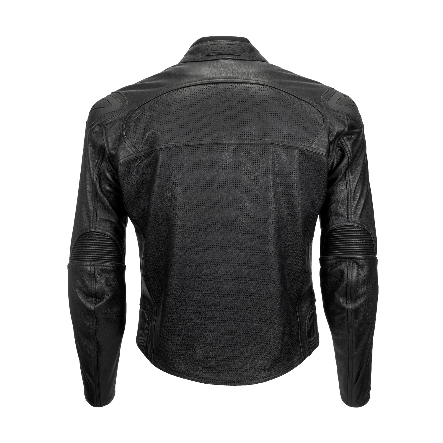 CHAQUETA DE CUERO NORU MARUCHI NEGRO