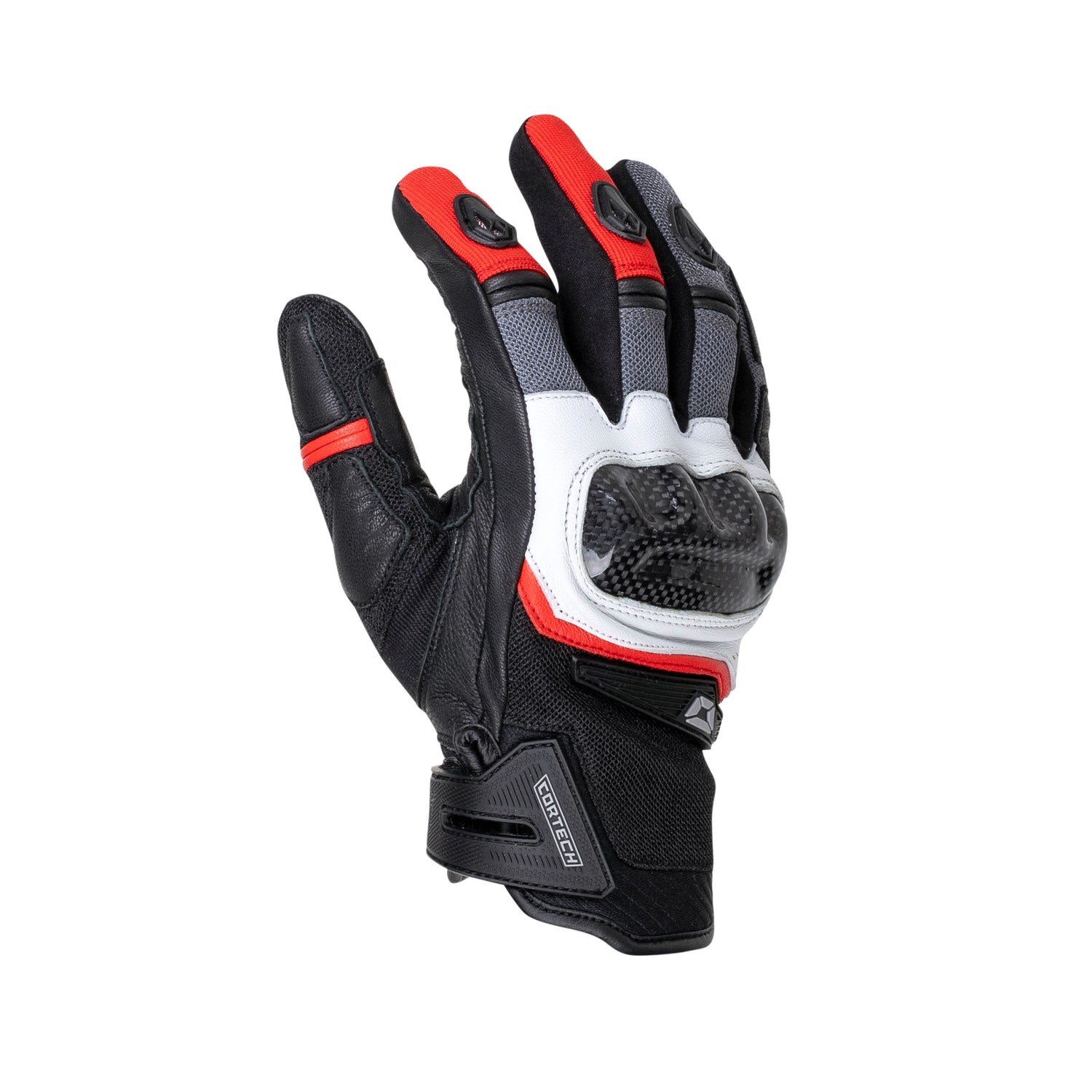 GUANTES CORTECH SONIC-FLO ROJO/BLANCO