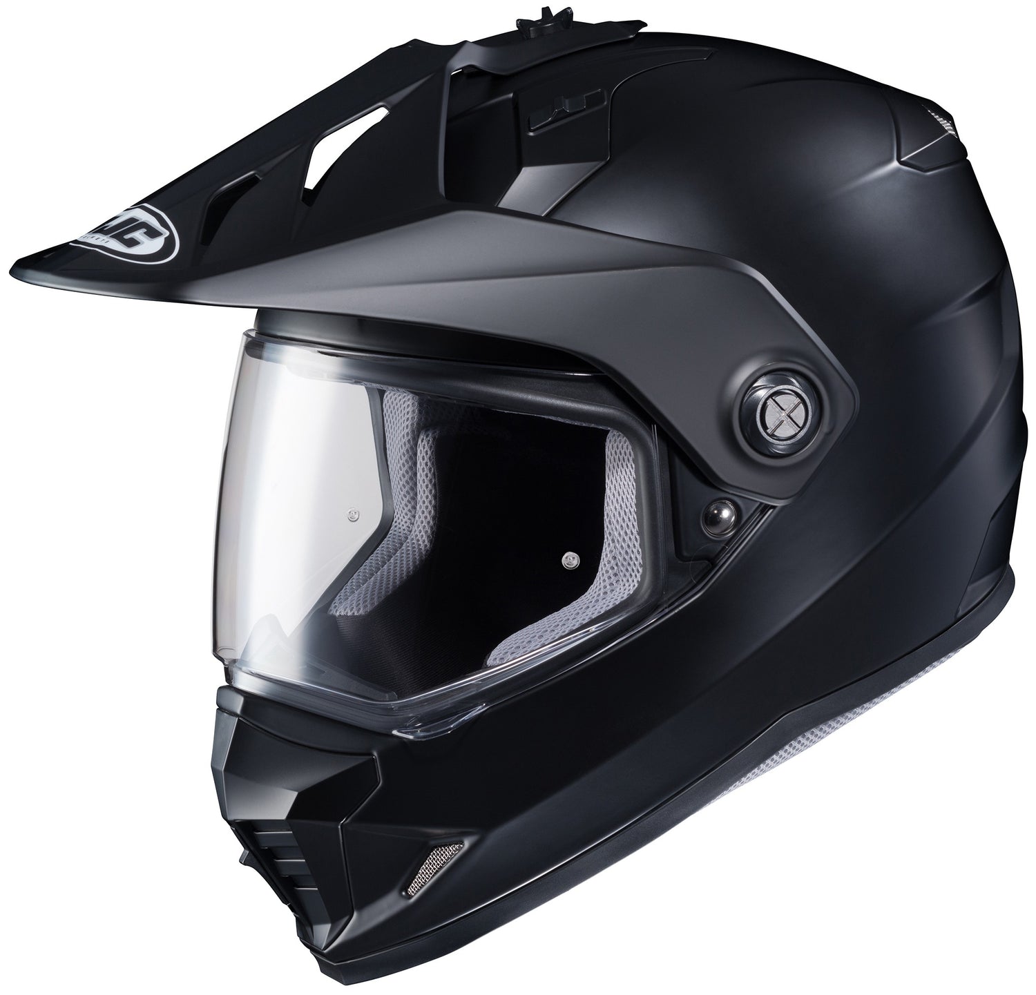 CASCO HJC DS-X1 SEMIFLAT NEGRO MATE