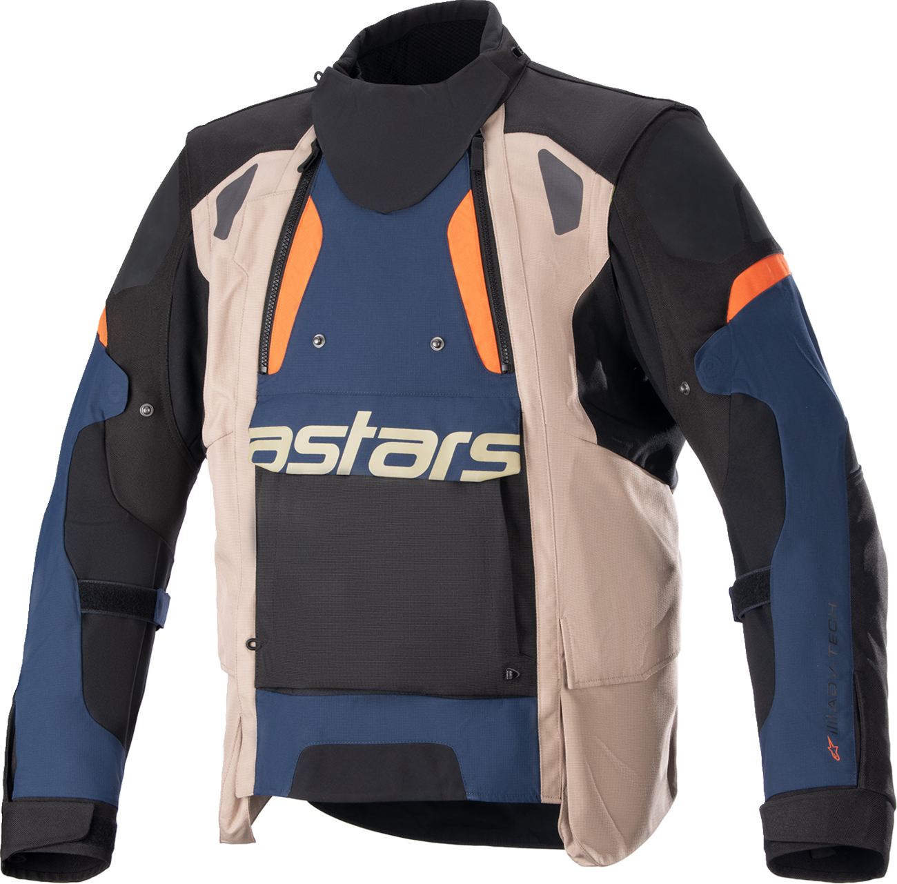 CHAQUETA ALPINESTARS HALO DRYSTAR AZUL NEGRO NARANJA