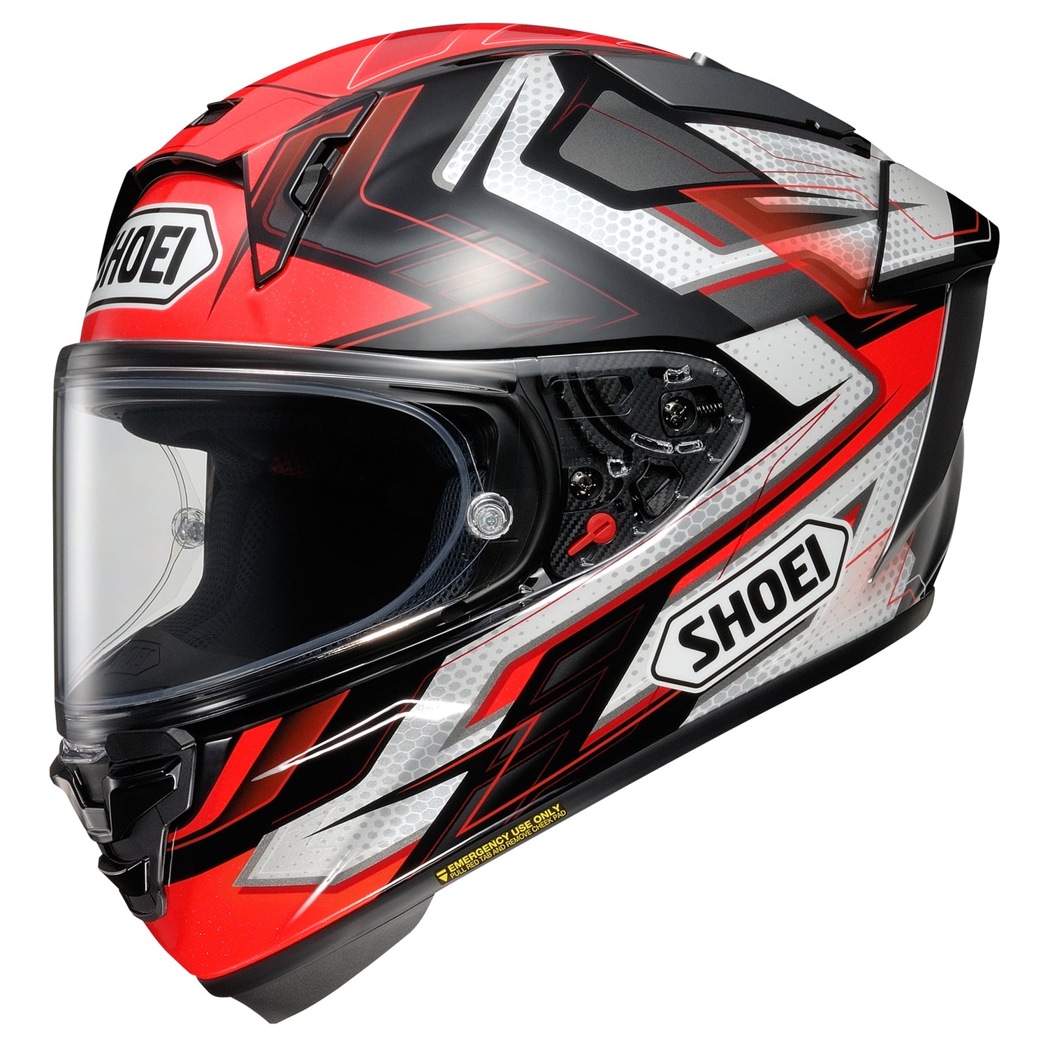 CASCO INTEGRAL SHOEI X-15 ESCALATE ROJO