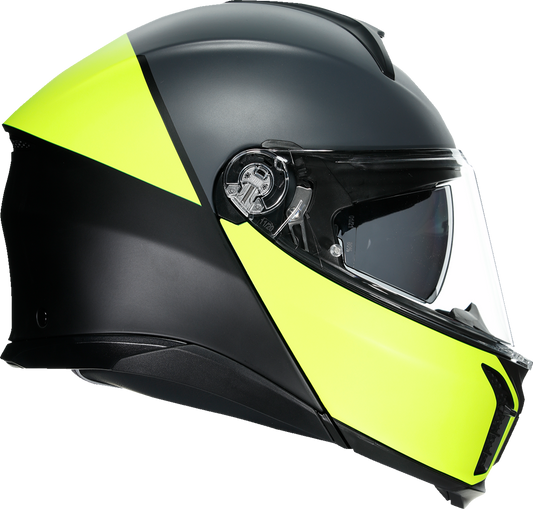 CASCO AGV  TOURMODULAR AMARILLO NEGRO GRIS