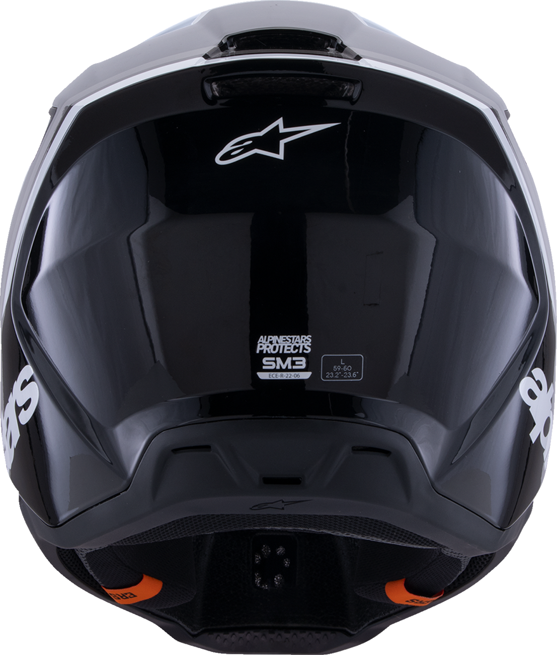 CASCO ALPINESTARS SM3 RADIUM NEGRO/BLANCO/GRIS BRILLANTE PARA MOTOCROSS