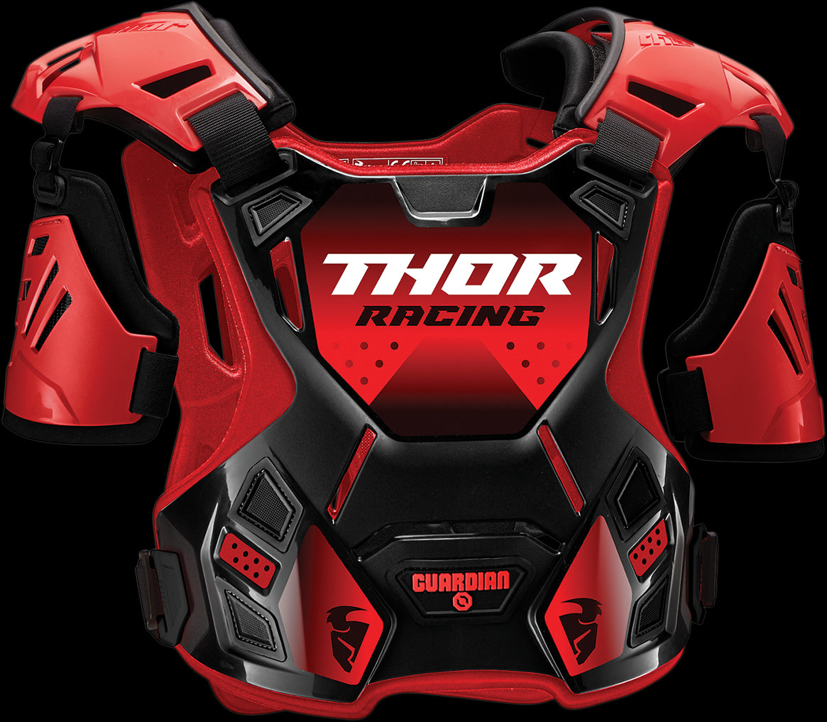 PROTECTOR PARA NIÑO THOR  GUARDIAN S20Y ROJO NEGRO XS