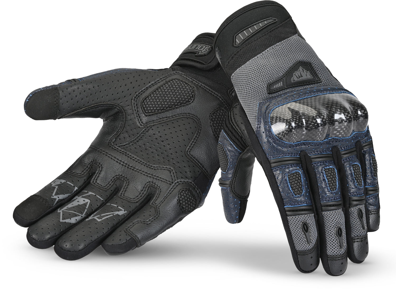 GUANTES TOURMASTER SIERRA PEAK PRO2 GRIS/AZUL MARINO