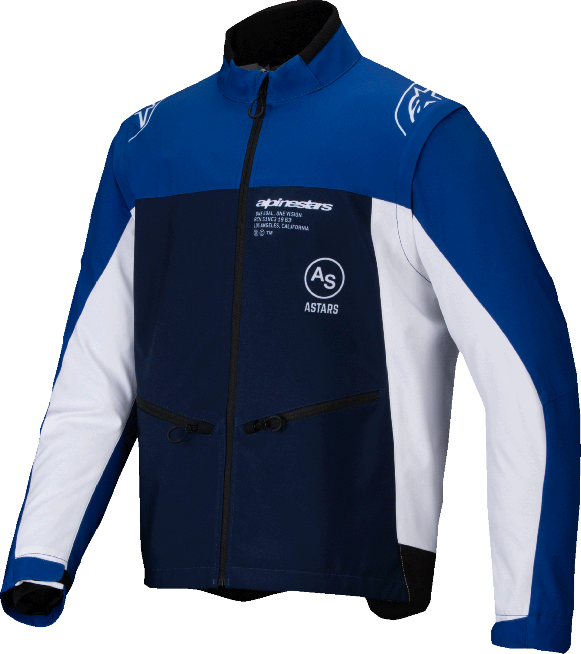 CHAQUETA ALPINESTARS LITE-DURA SOFTSHELL AZUL/NAVY/BLANCO