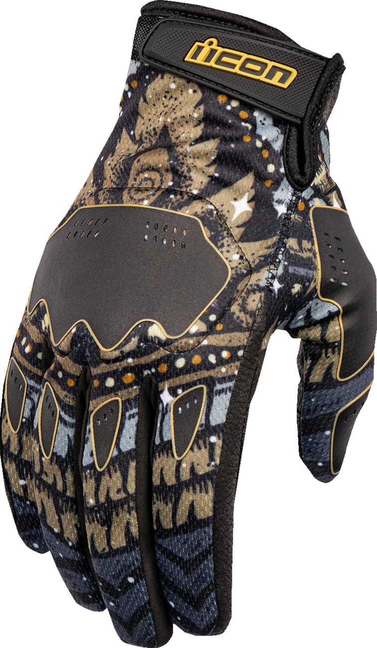 GUANTES ICON HOOLIGAN DAY TRIPPER NEGRO