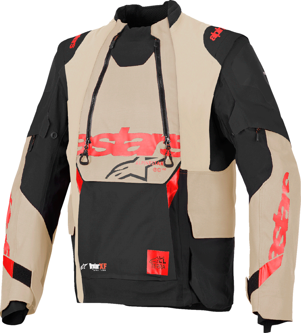 CHAQUETA ALPINESTARS HALO PRO DRYSTAR XF LAMINATED MASTIC/NEGRO