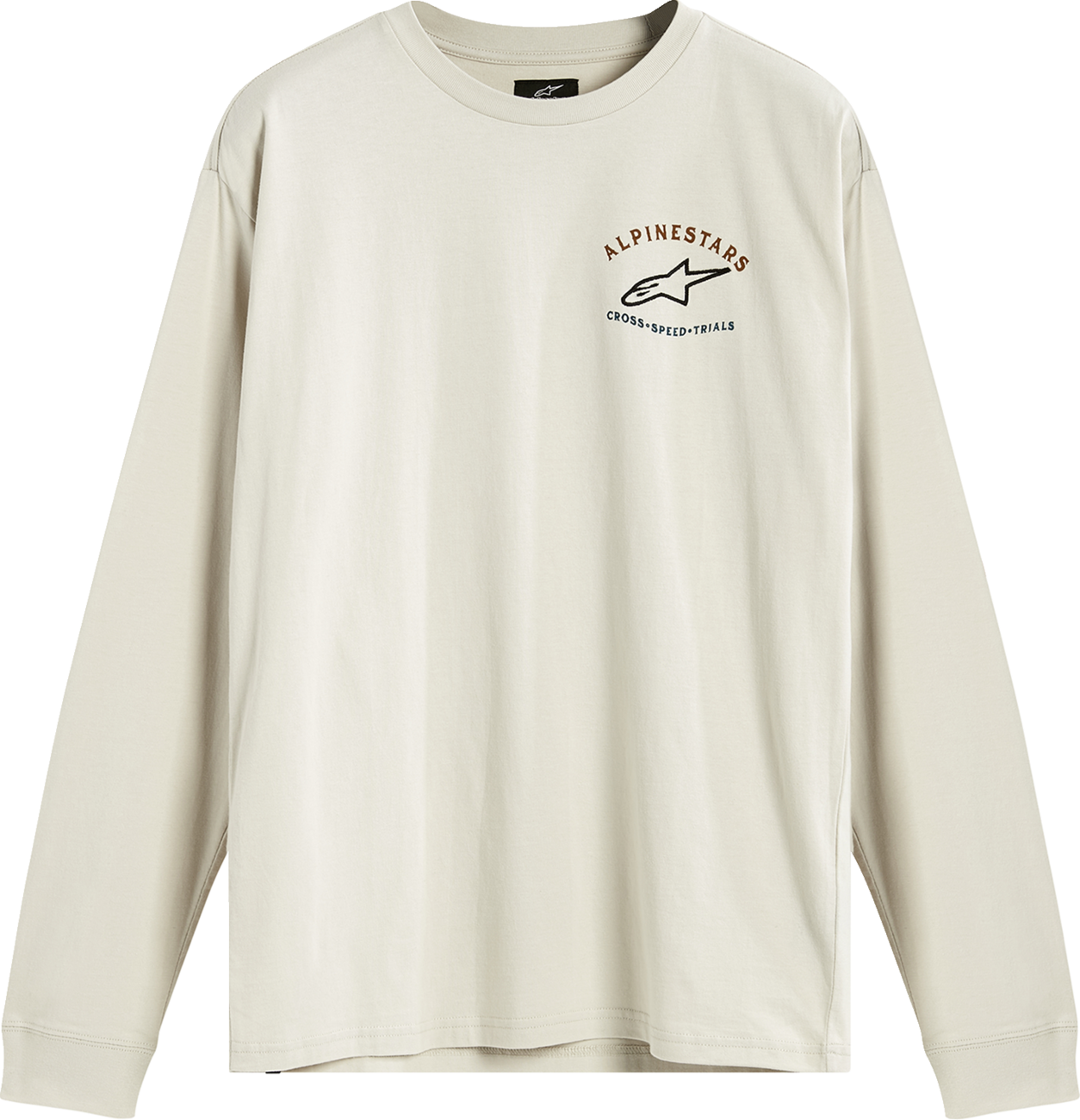 CAMISETA DE MANGA LARGA ALPINESTARS FULL FACE BLANCO