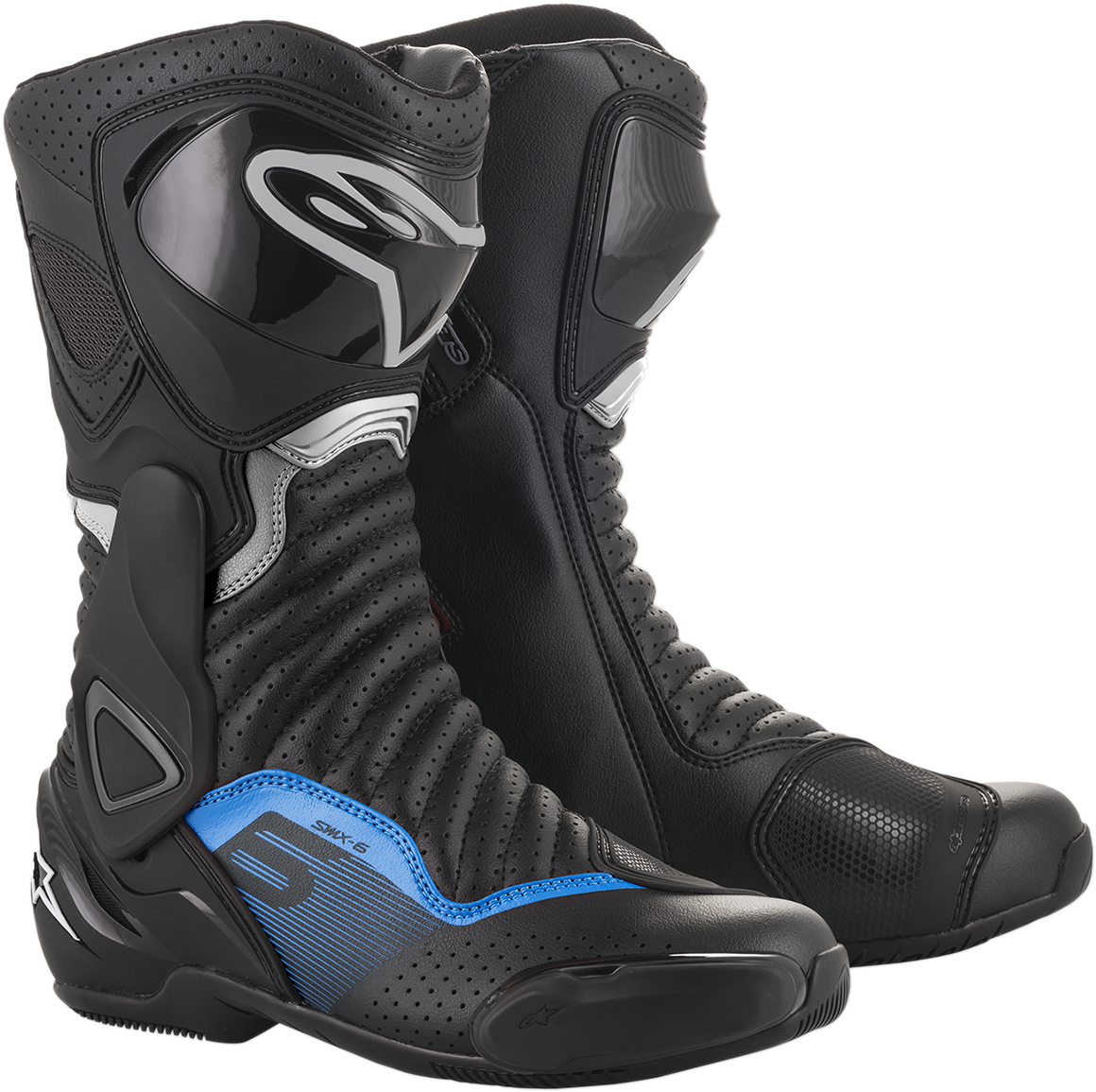 BOTAS ALPINESTARS SMX-6 V2 NEGRO/GRIS/BLANCO VENTILADAS