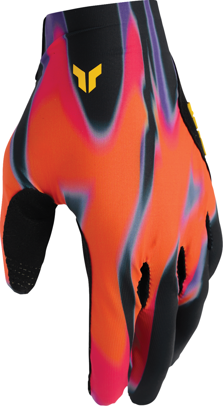 GUANTES THOR SPORTMODE INFERNO NARANJA/PURPURA