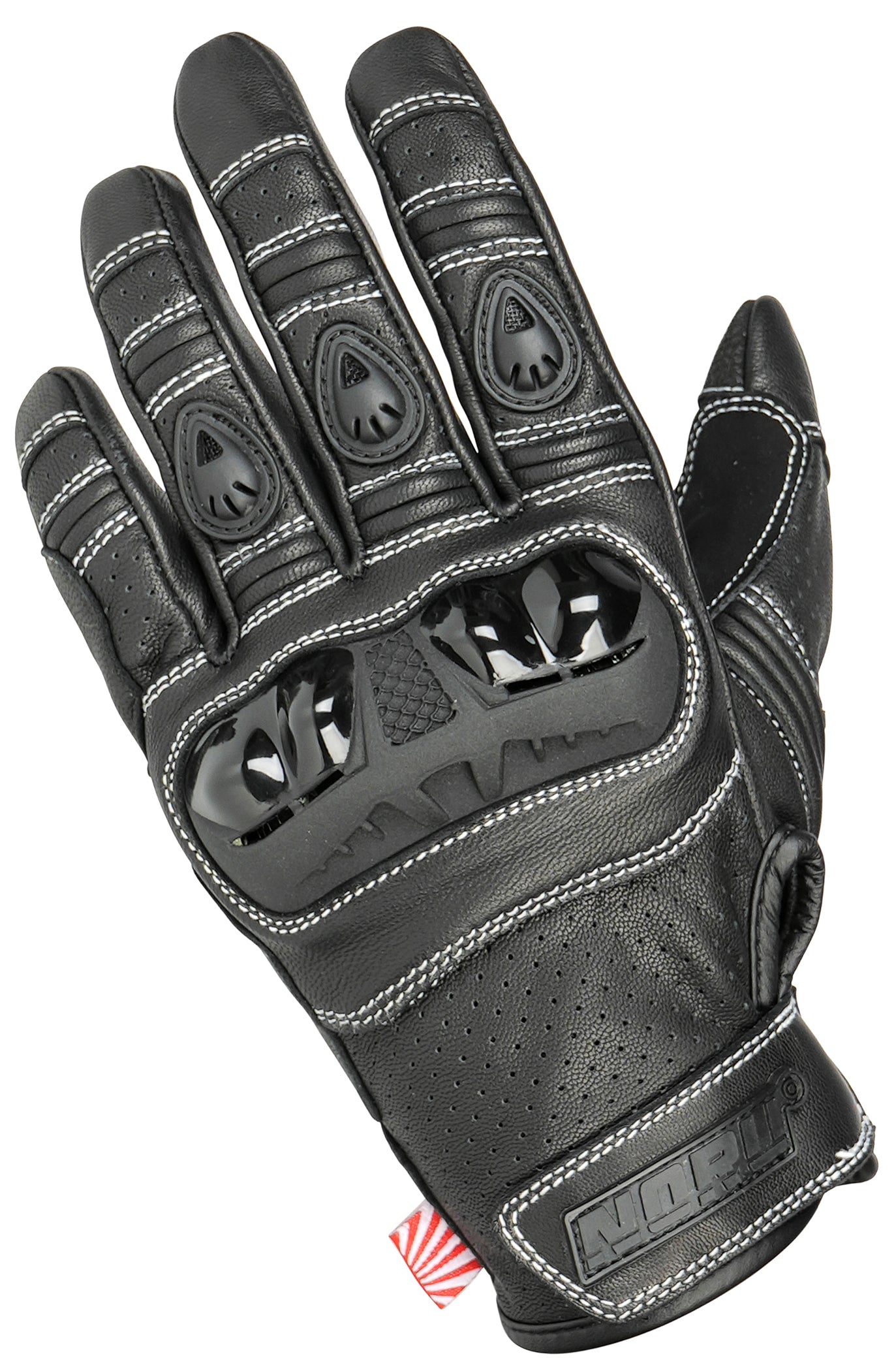 GUANTES DE CUERO NORU FURO MUJER NEGRO