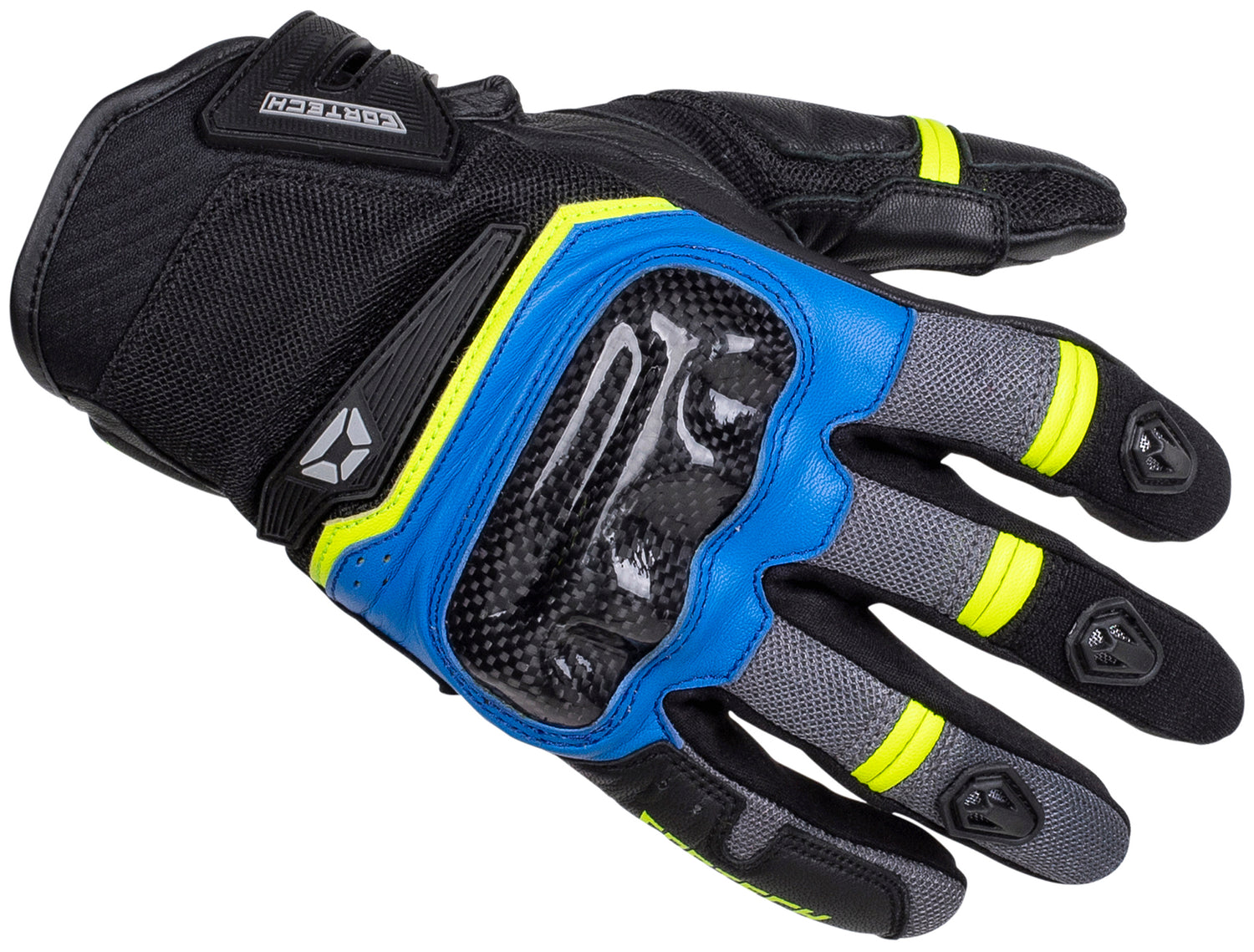 GUANTES CORTECH SONIC-FLO AZUL/ALTO VISIBILIDAD
