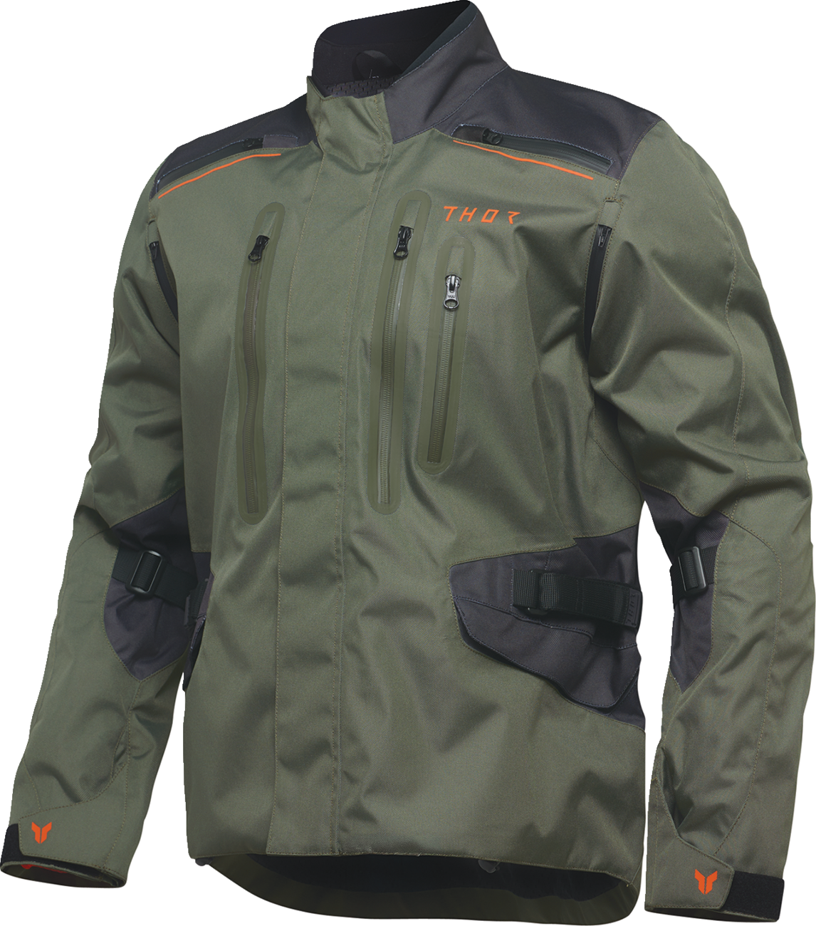 CHAQUETA THOR RANGE ARMY/NARANJA