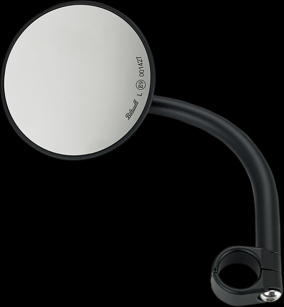 BILTWELL  MIRRORRND CON MNT 1"  NEGRO