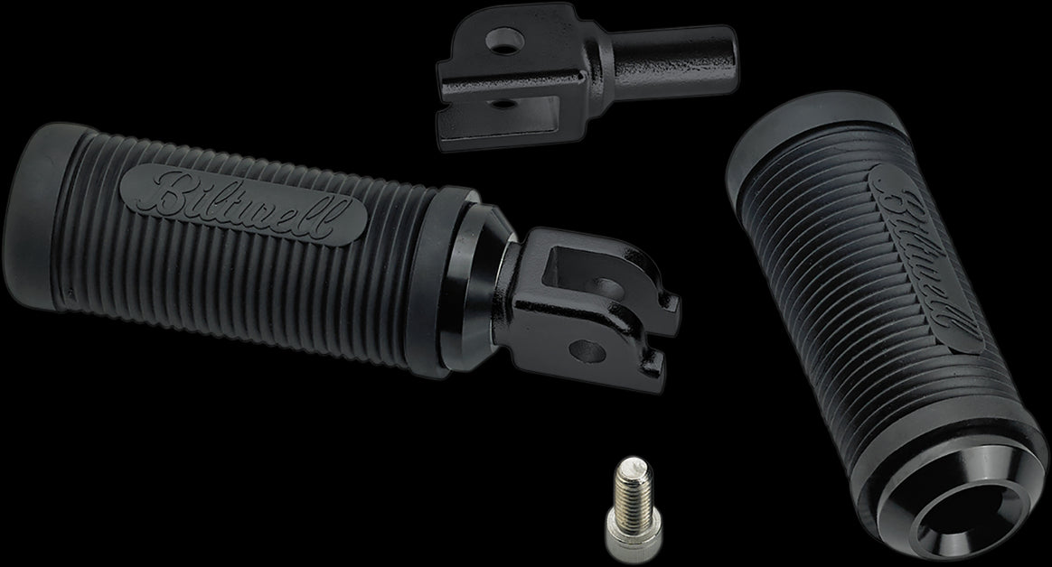 BILTWELL  FOOTPEG NORM 18-19ST BLK