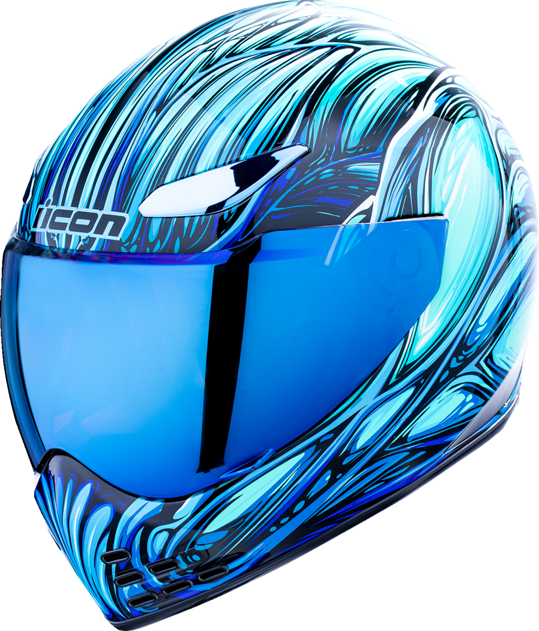 CASCO INTEGRAL ICON DOMAIN NOUVEAU AZUL