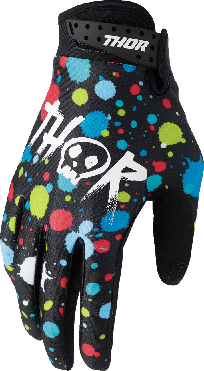 GUANTES PARA NIÑO THOR LAUNCHMODE SPLAT NEGRO