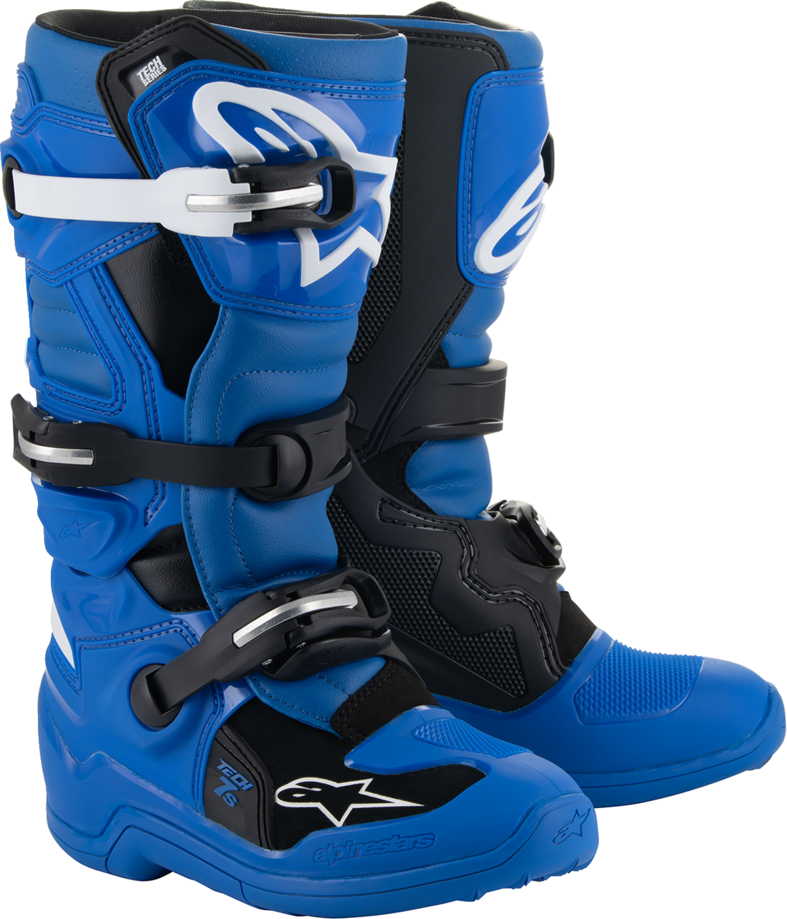 BOTA ALPINESTARS TECH 7S AZUL/NEGRO/BLANCO PARA NIÑO
