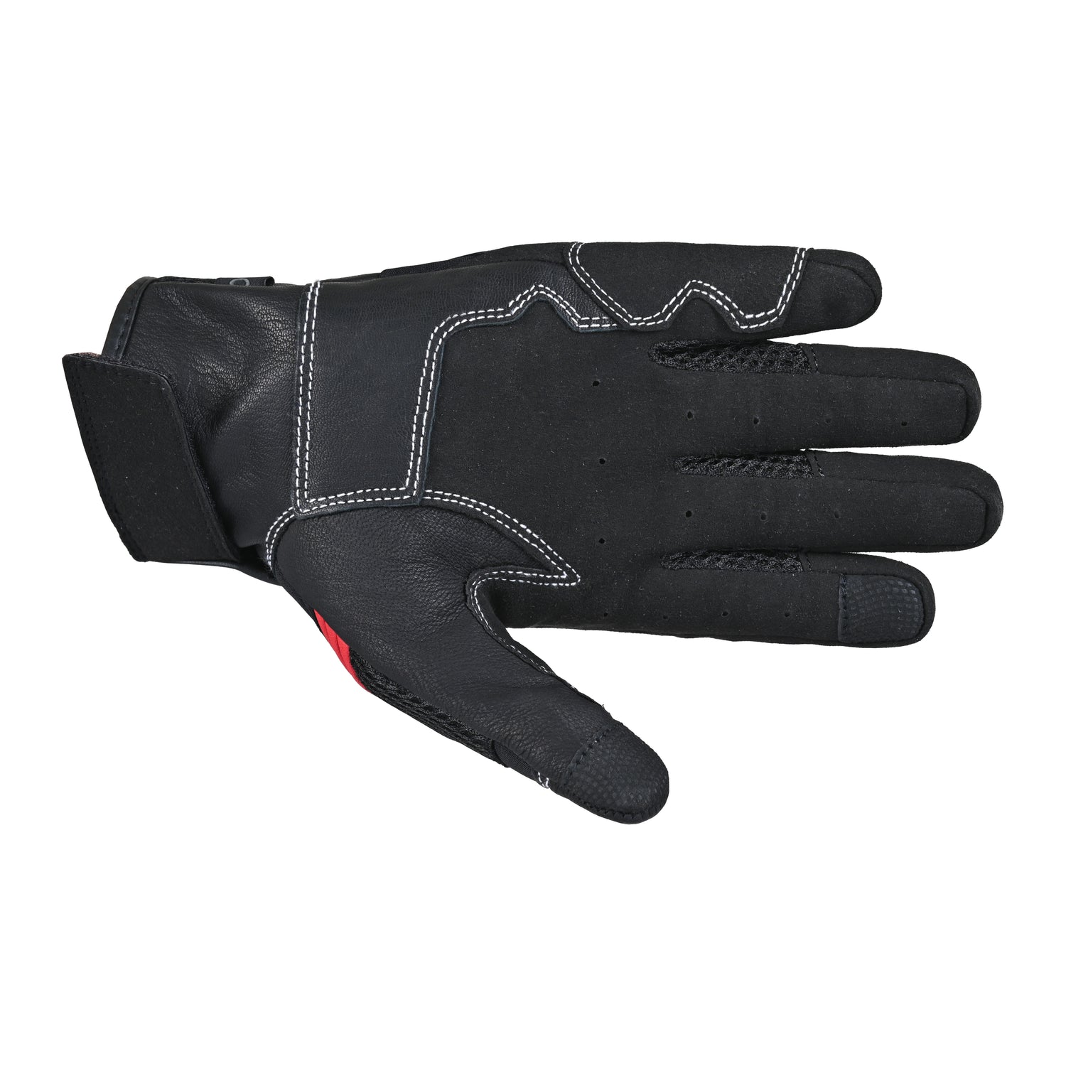 GUANTES NORU KIRYU NEGRO/ROJO