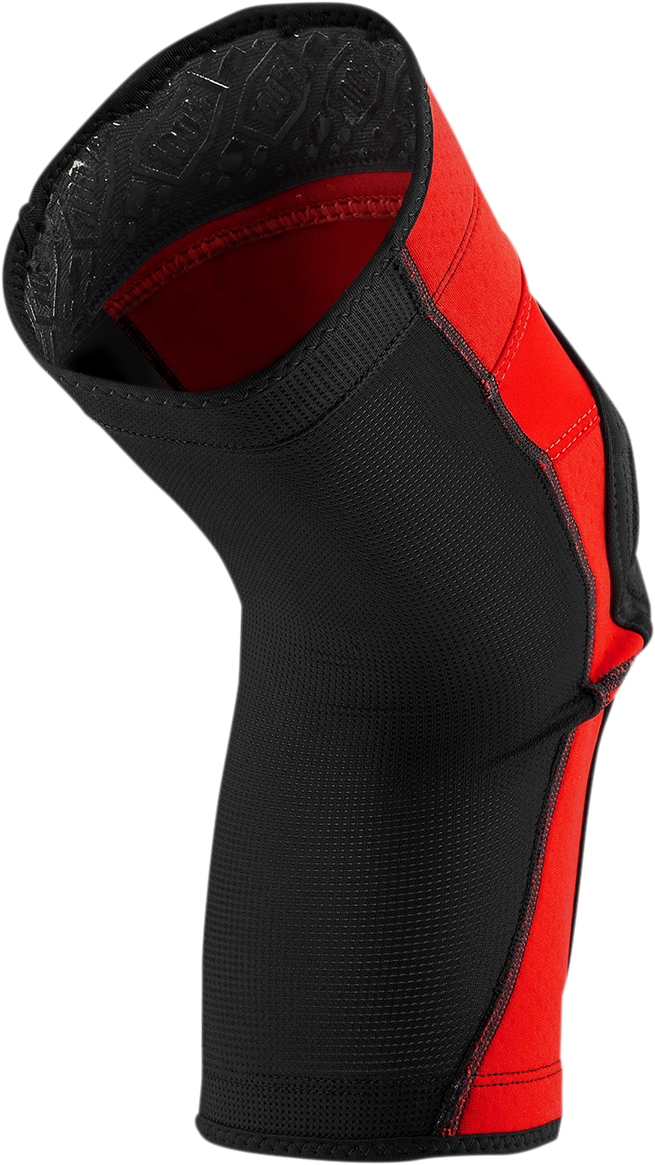 RODILLERAS 100% RIDECAMP ROJO NEGRO