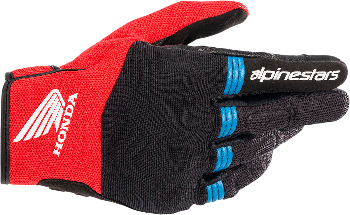 GUANTES ALPINESTARS HONDA COPPER NEGRO/ROJO