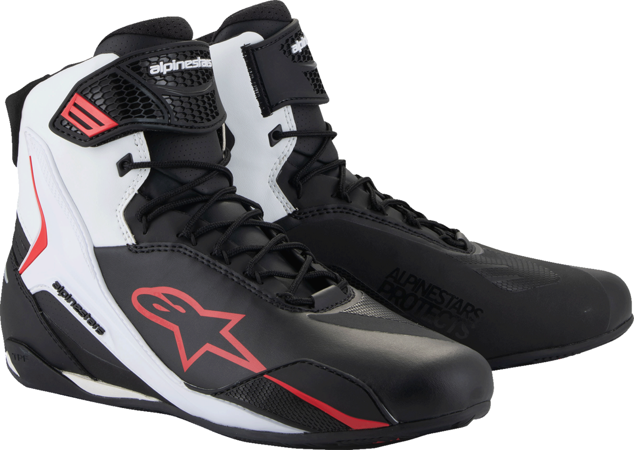 BOTINES ALPINESTARS FASTER V4 NEGRO/BLANCO/ROJO