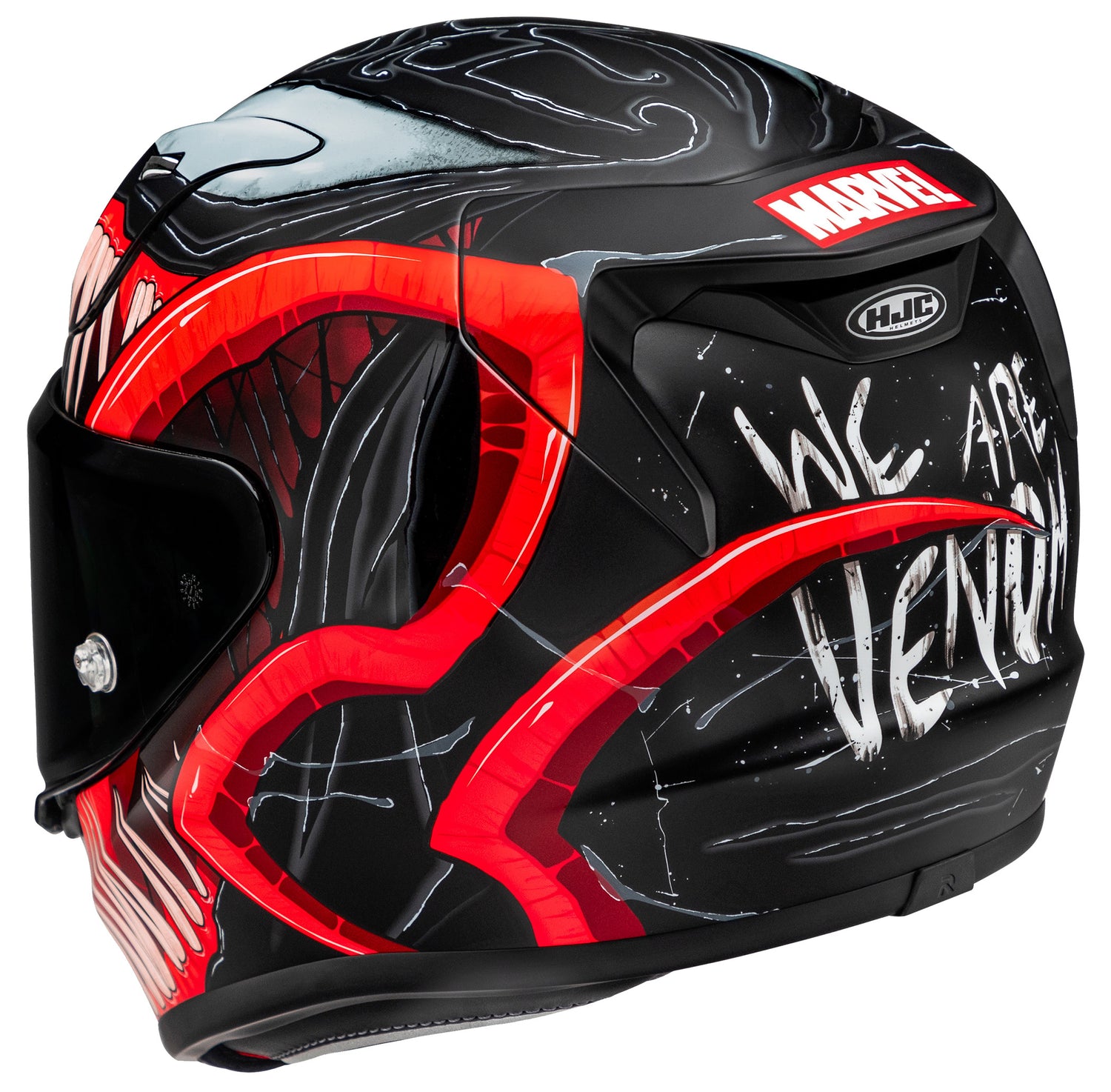 CASCO INTEGRAL HJC RPHA 12 VENOM 3 NEGRO PARA PISTA