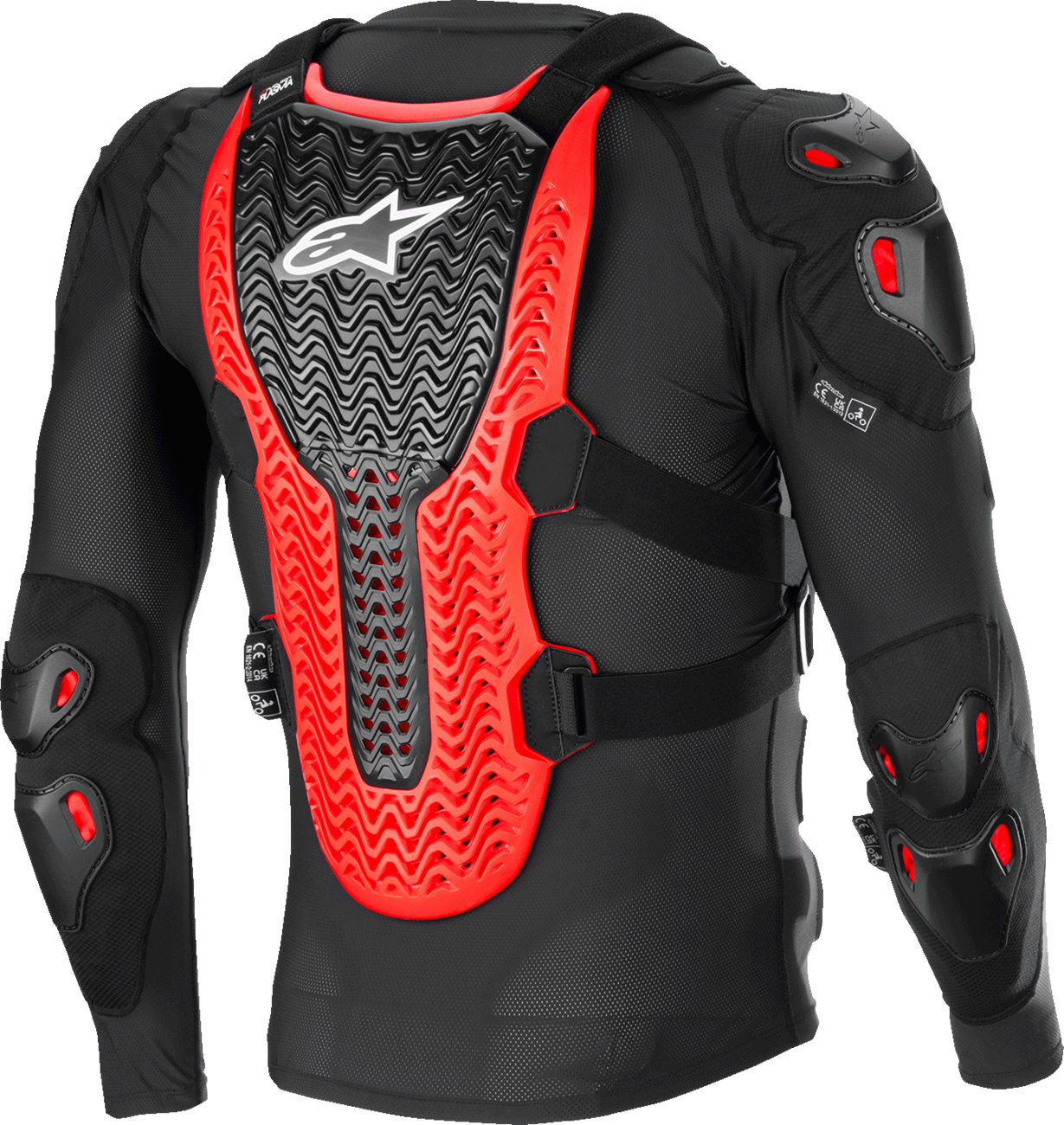 CHAQUETA PROTECTORA ALPINESTARS BIONIC XTR PLASMA NEGRO/ROJO/BLANCO