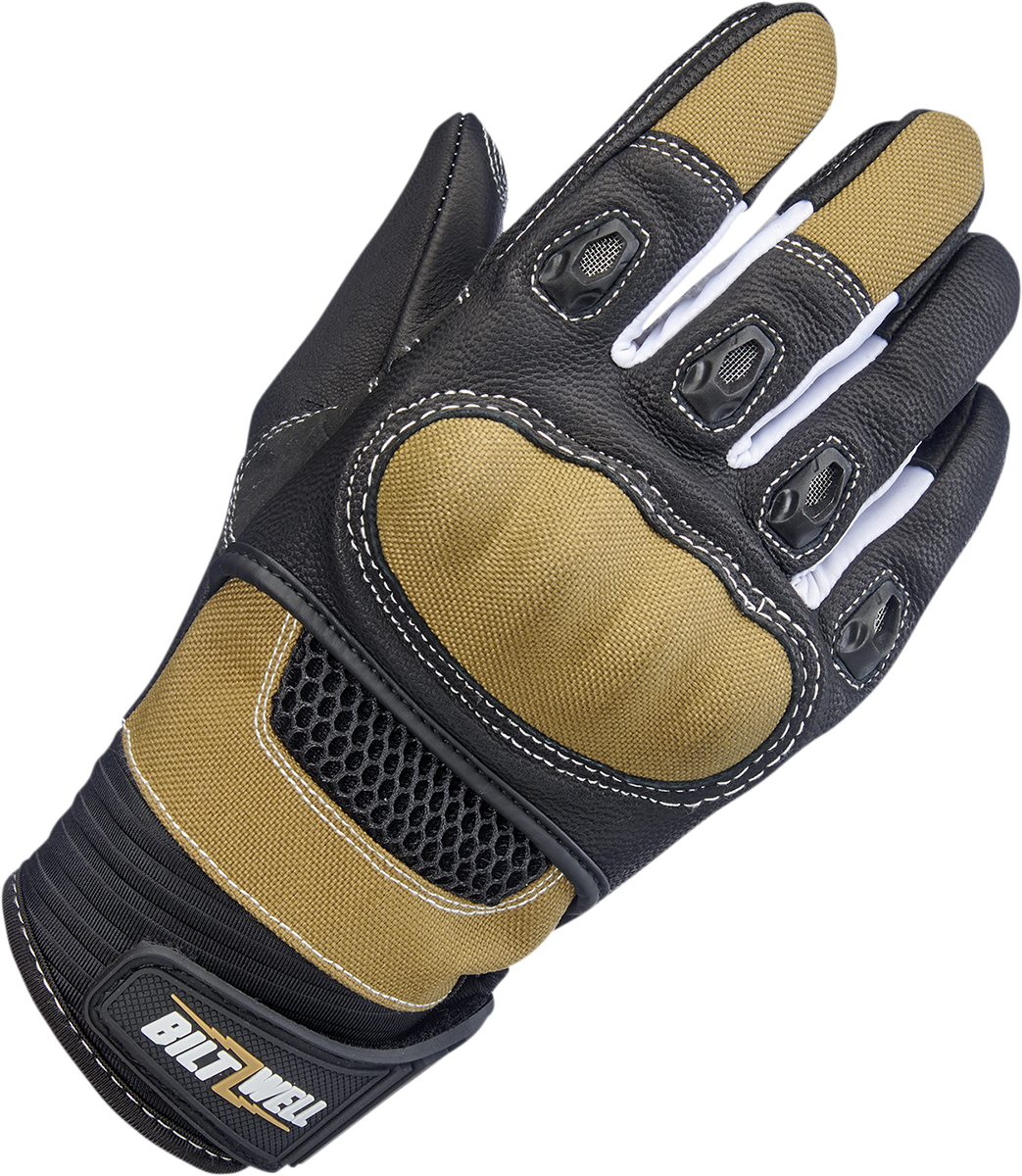 GUANTES BILTWELL BRIDGEPORT TOSTADO/NEGRO XXL