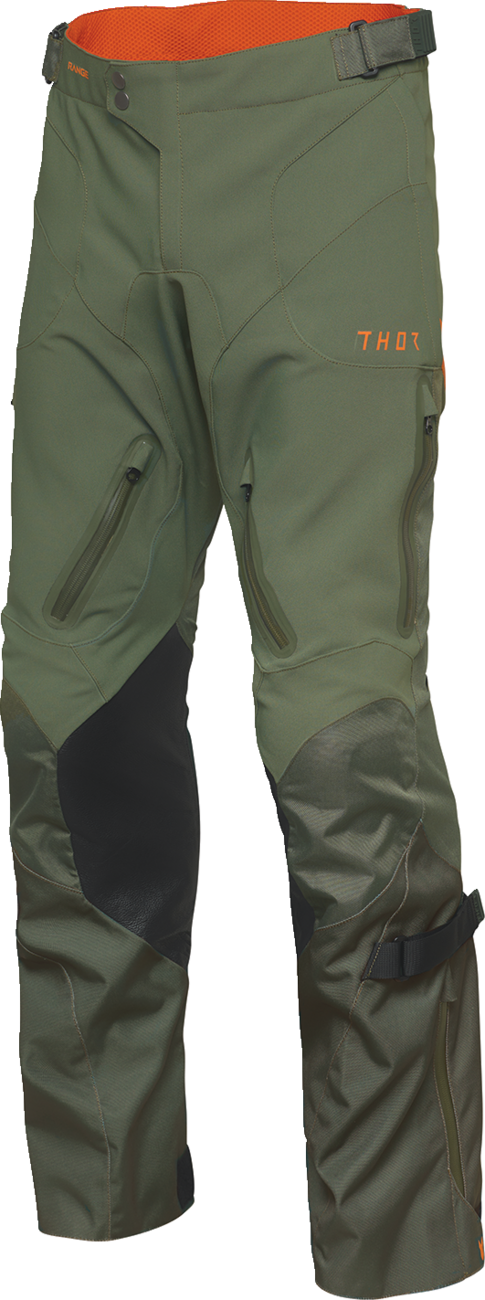 PANTALONES THOR RANGE ARMY/NARANJA