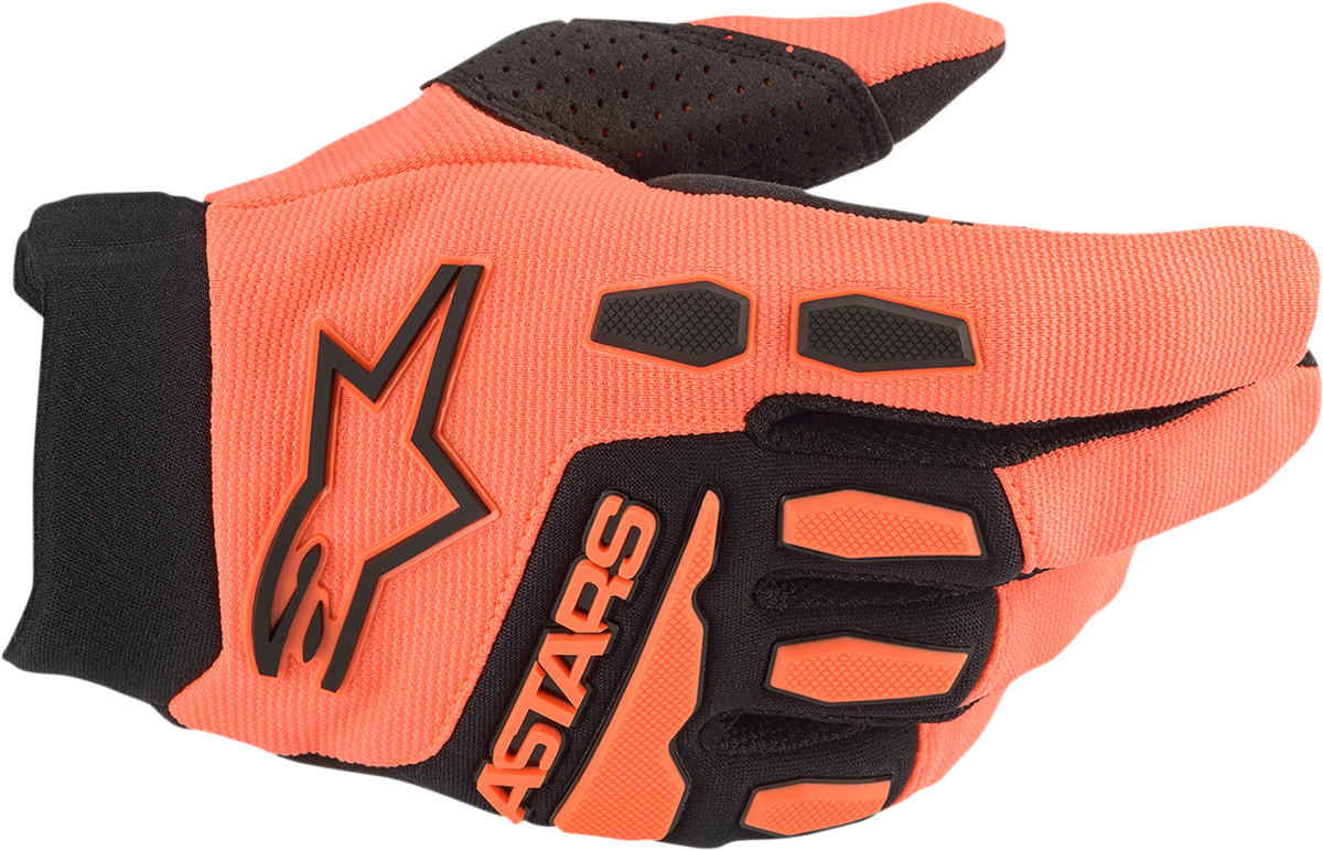 GUANTE INFANTIL ALPINESTARS FULL BORE NARANJA NEGRO
