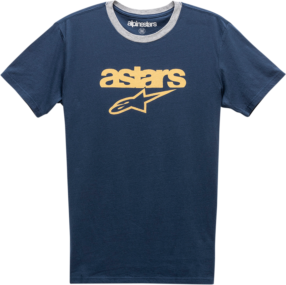 CAMISETA ALPINESTARS MATCH AZUL/GRIS