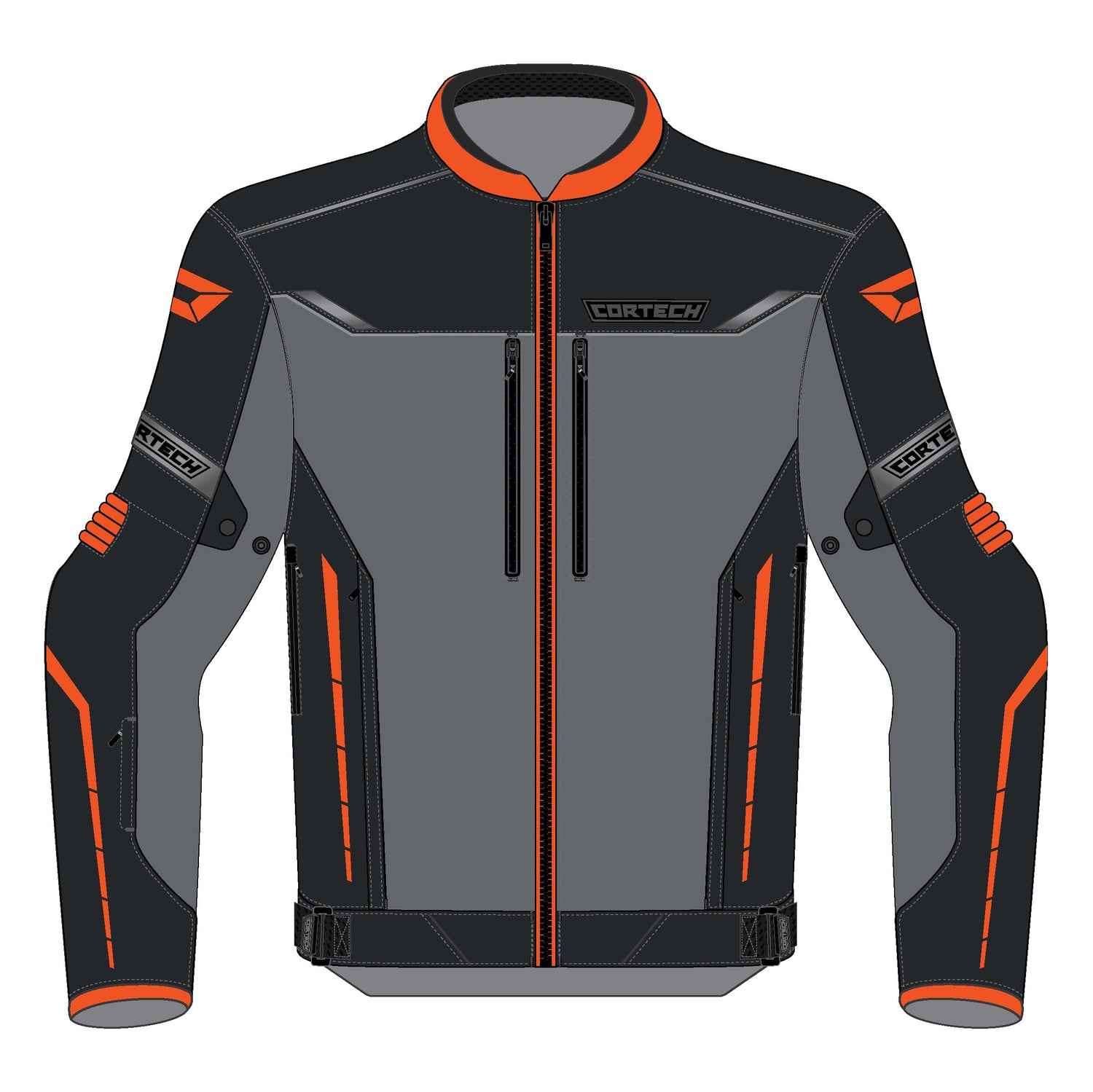 CHAQUETA CORTECH   AERO-TEC  GUN  NARANJA