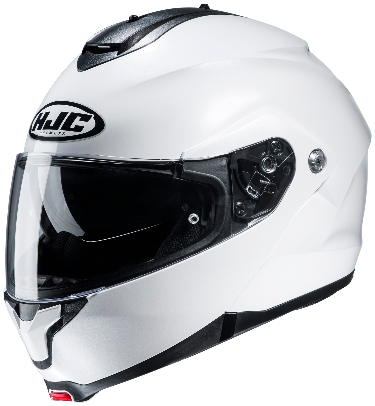 CASCO MODULAR HJC C91 SEMI-FLAT BLANCO PERLA