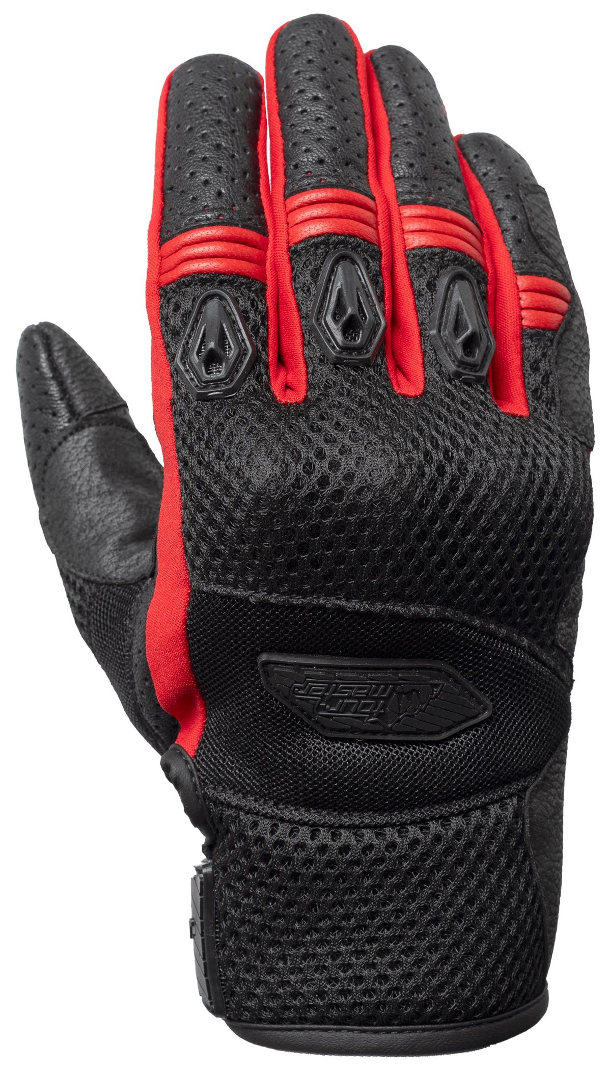 GUANTES TOURMASTER DRAFT AIR NEGRO ROJO