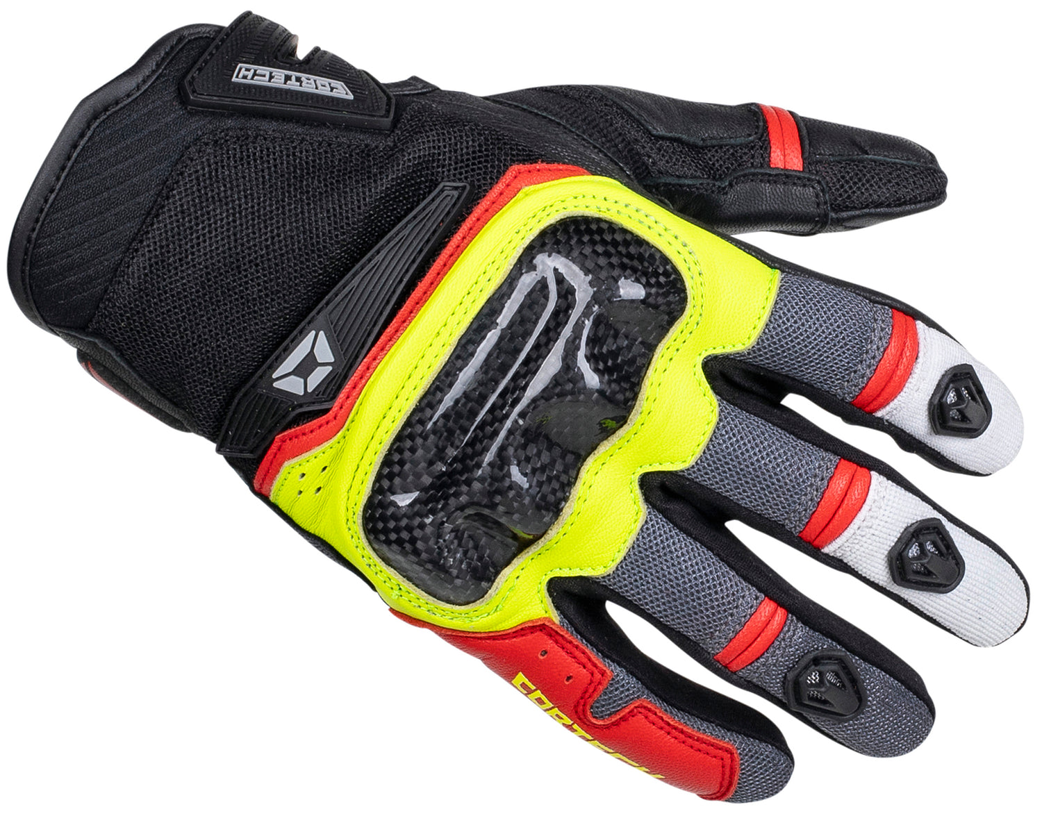 GUANTES CORTECH SONIC-FLO ROJO/ALTA VISIBILIDAD